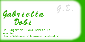 gabriella dobi business card